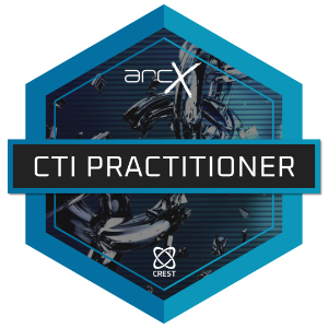 Practitioner Level Cyber Threat Intelligence Practitioner course badge